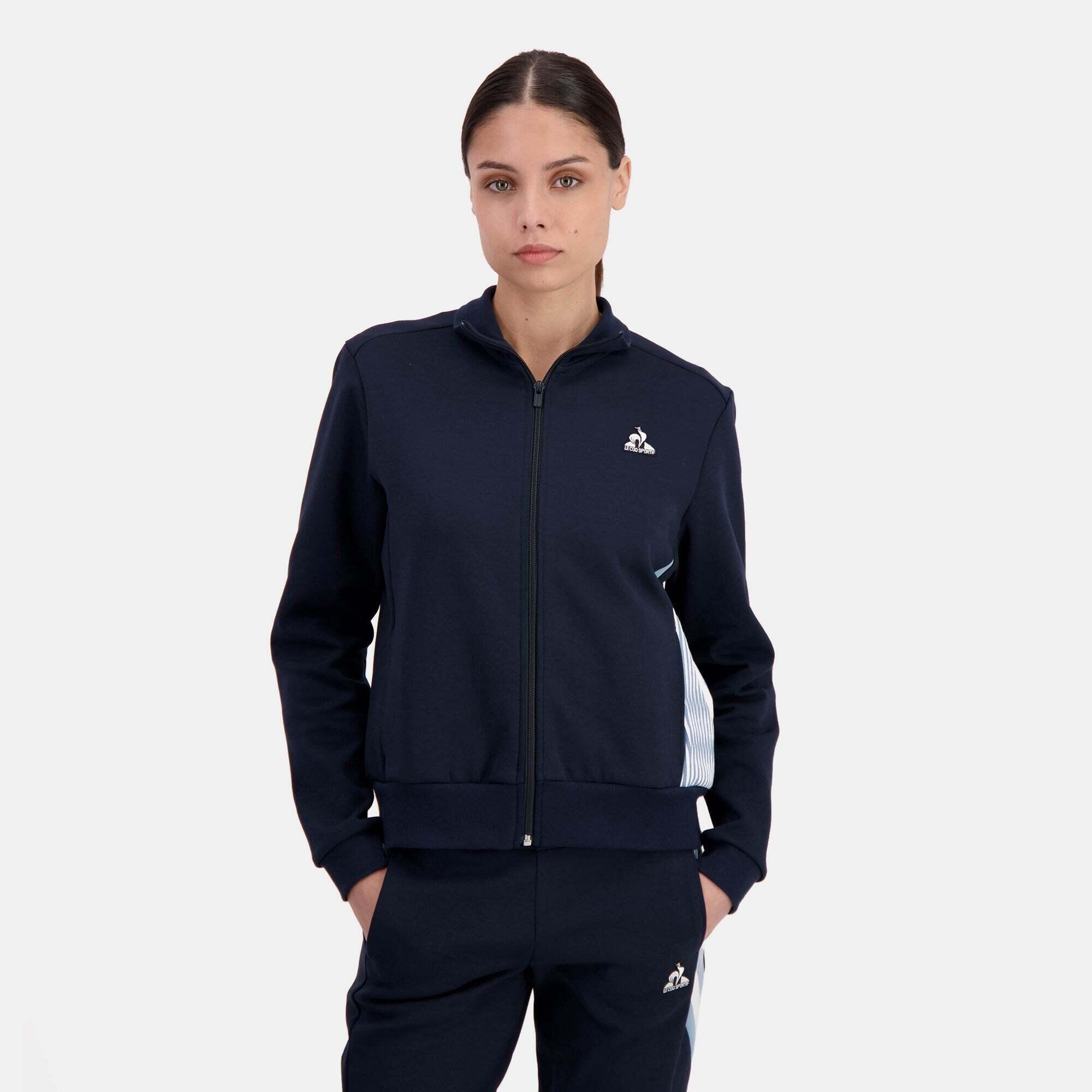 Felpa con cerniera da donna Le Coq Sportif Heritage N°1 3/7