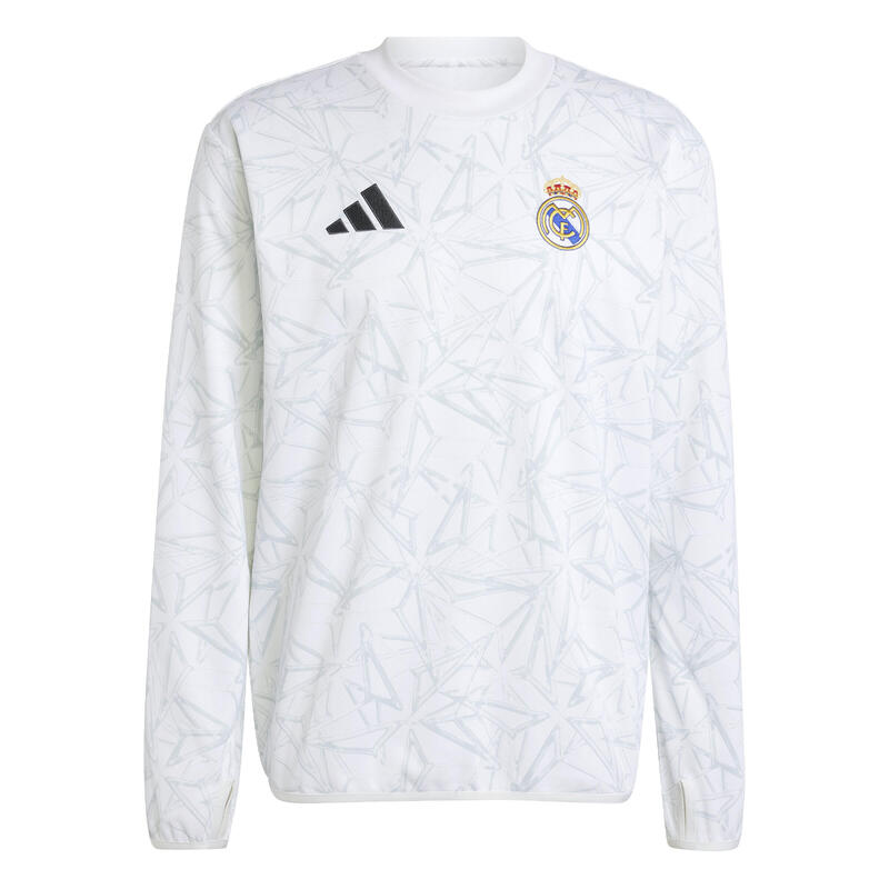 Prematch shirt met lange mouwen Real Madrid 2024/25