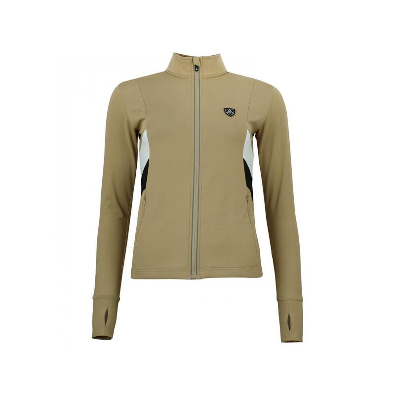 T-shirt 1ere peau full zip femme Peak Mountain