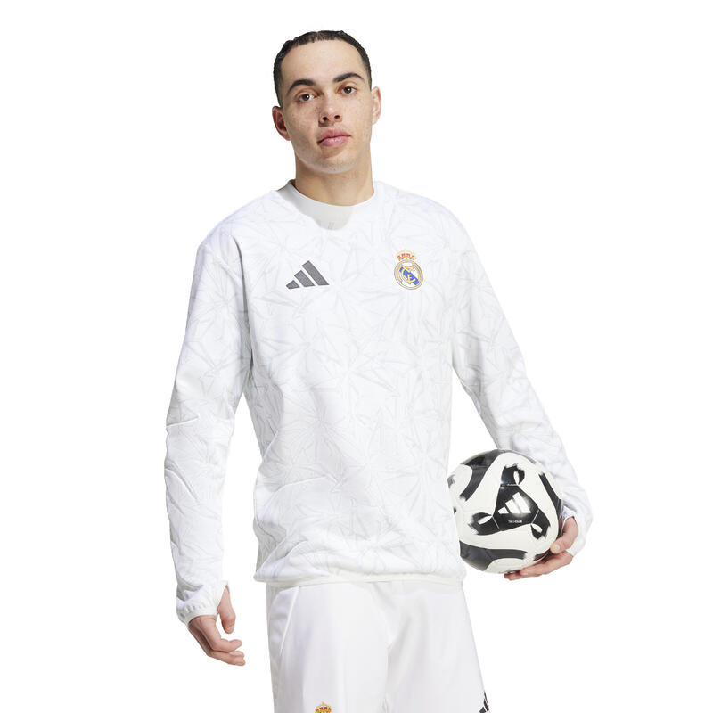 Prematch shirt met lange mouwen Real Madrid 2024/25