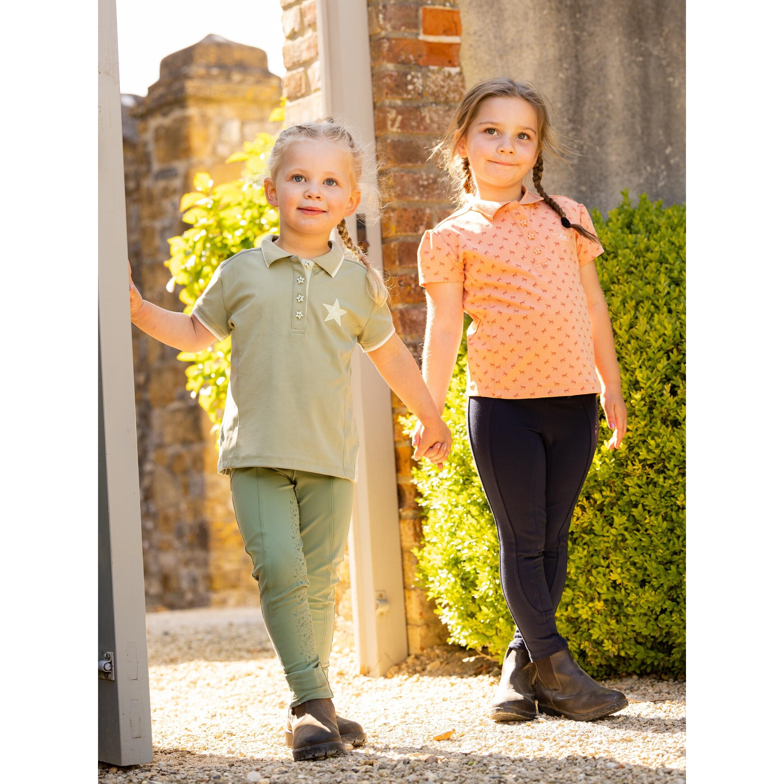 Reit-Poloshirt für Mädchen LeMieux 2/7
