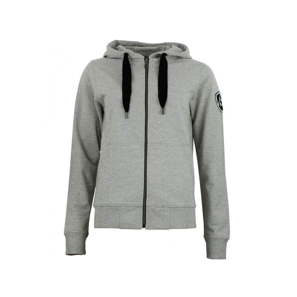 Women's full-zip cotton sweatshirt Peak Mountain French Terry