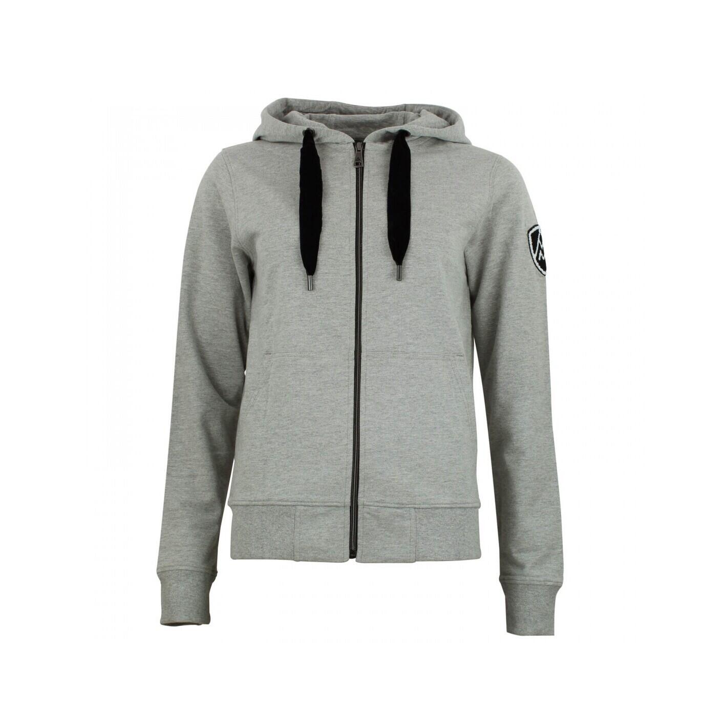 Peak Mountain - Sweatshirt Coton Full Zip Femme Peak Mountain French Terry - Sweat-shirt - Gris - 48 Xl - Decathlon