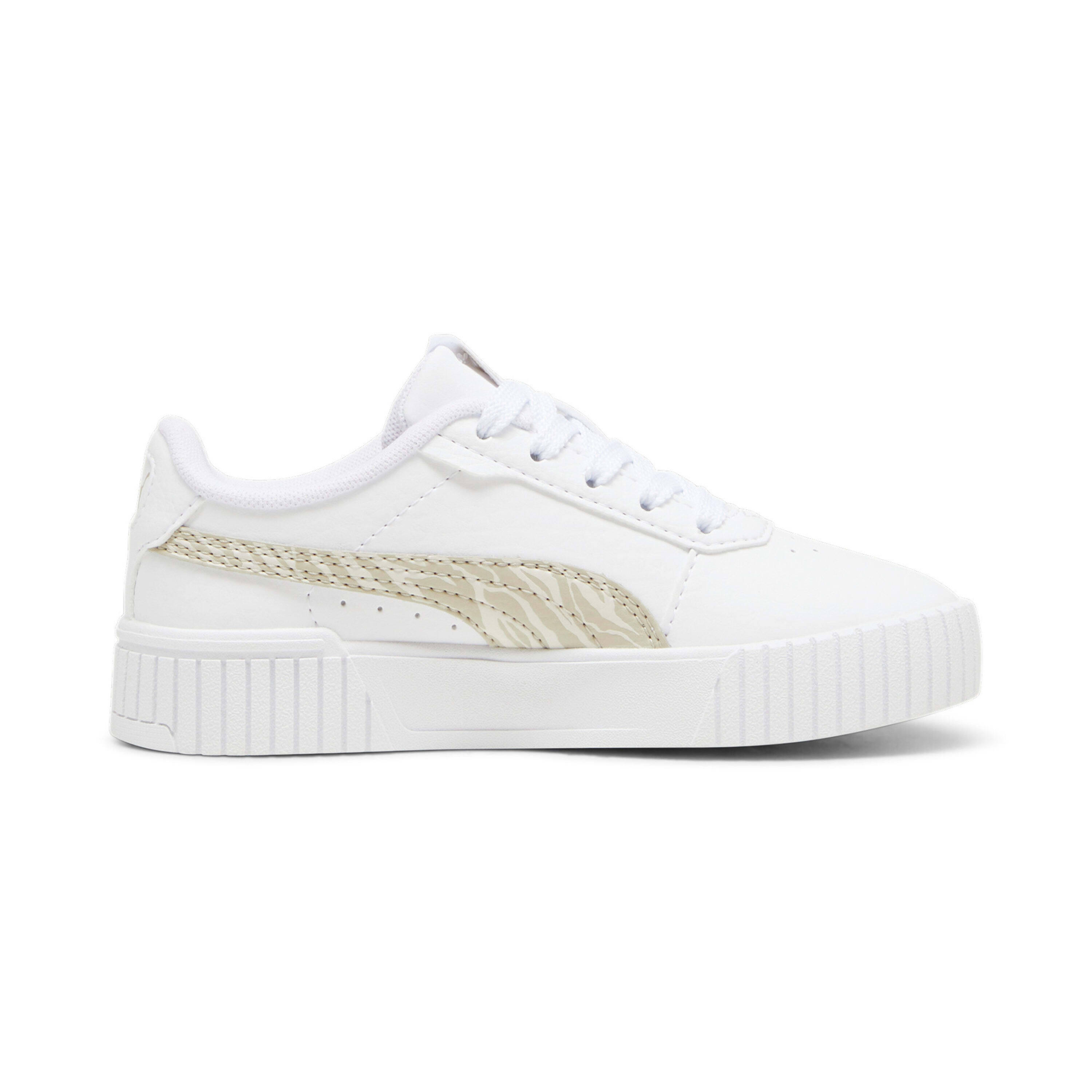 Puma - Basket Enfant À Lacets Puma Carina 2.0 Zebra Ps - Baskets - Beige|blanc - 28 - Decathlon