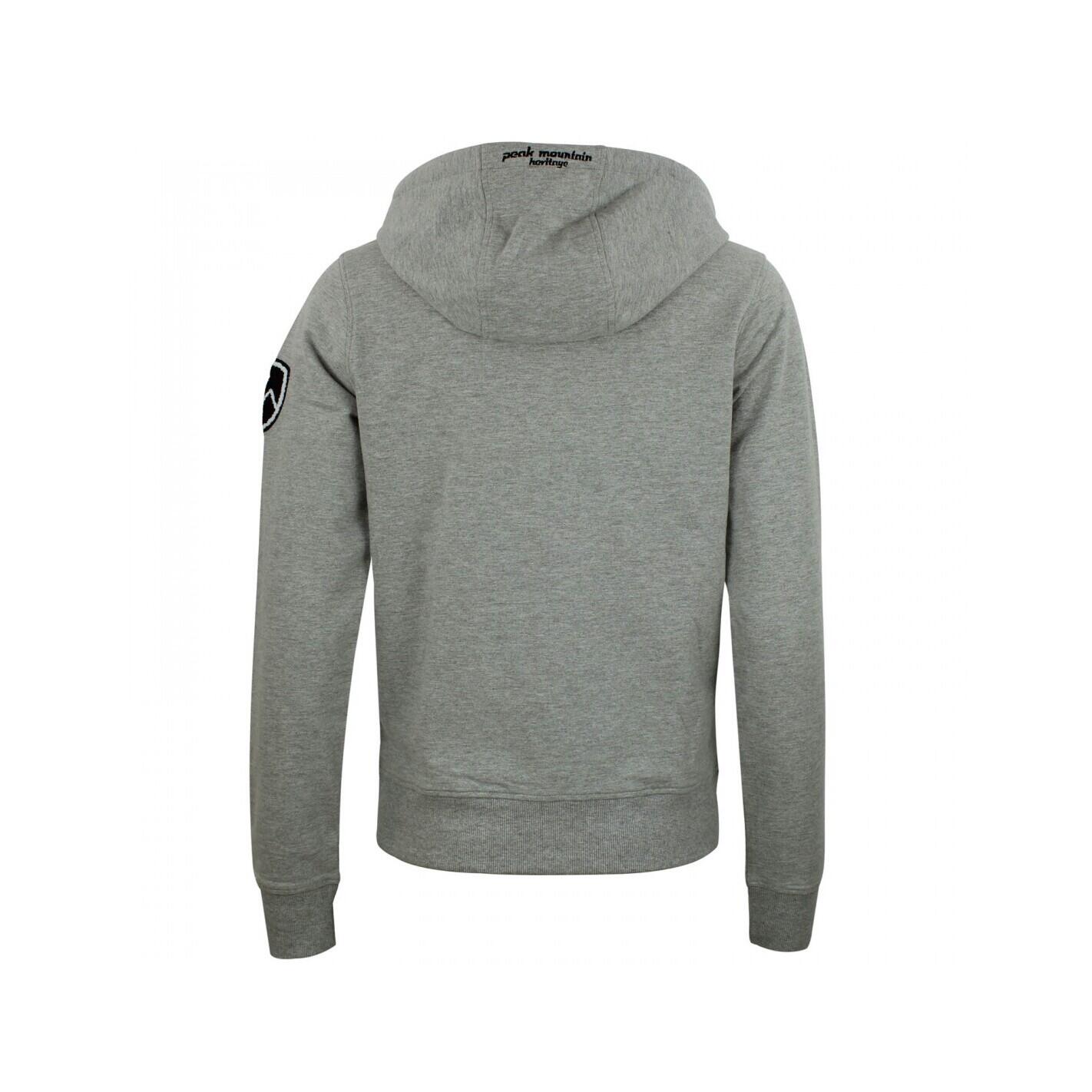 Women's full-zip cotton sweatshirt Peak Mountain French Terry 3/5