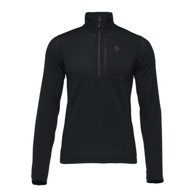 Fleece met halve rits black diamond coefficient lt po