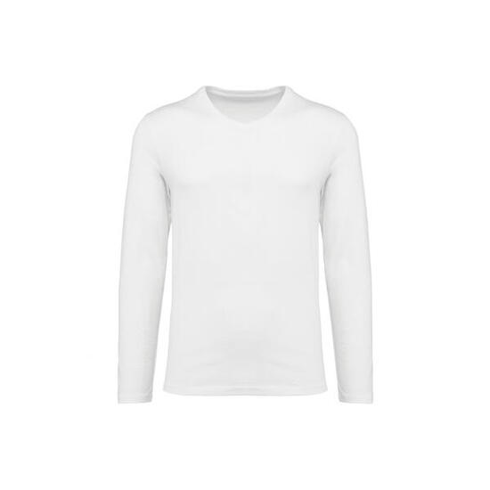 T-shirt manches longues suprima col V Kariban Premium