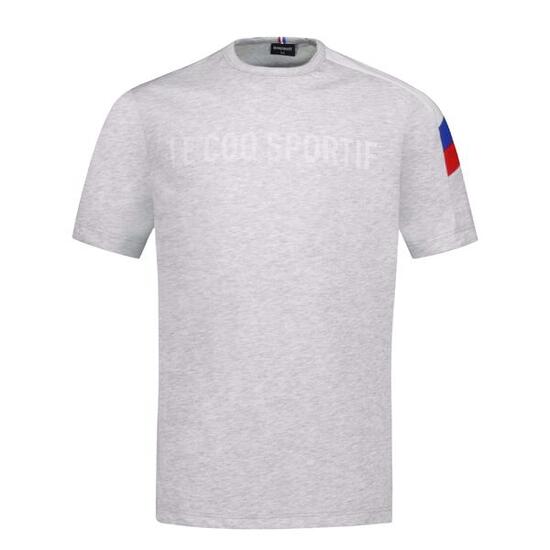 Camiseta Gris Niña Le Coq Sportif N°1 Chiné