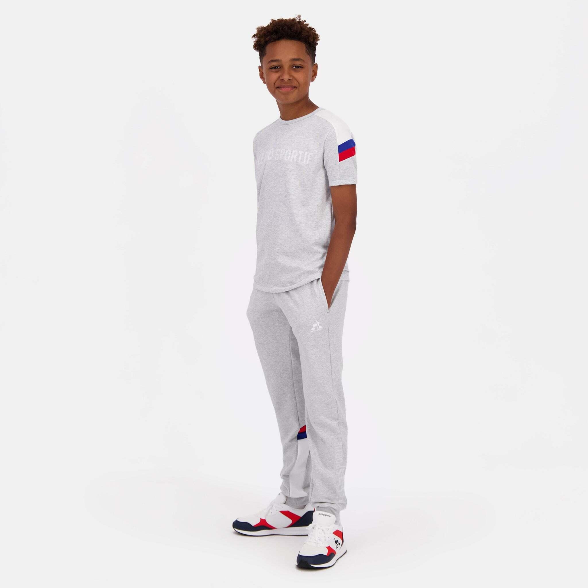 Camiseta Gris Niña Le Coq Sportif N°1 Chiné 6/7