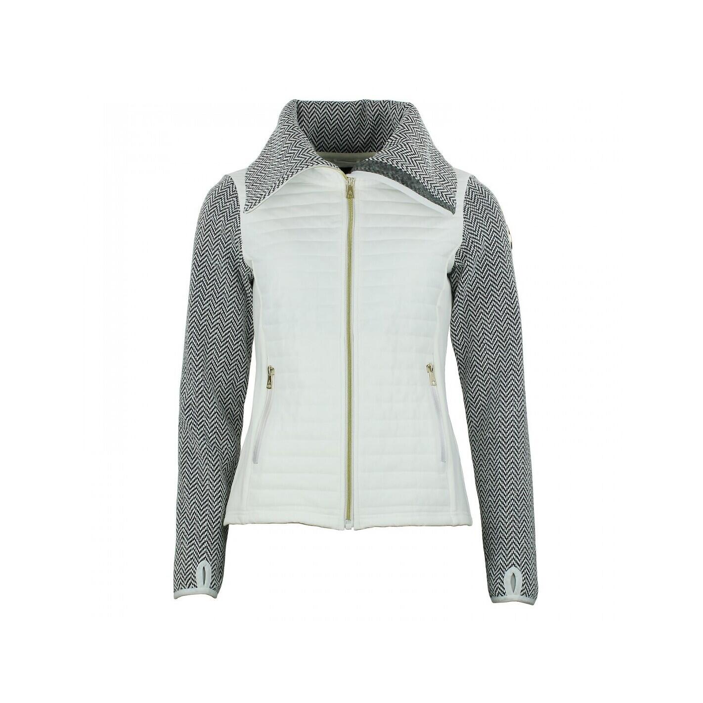 PEAK MOUNTAIN Women's fleece with quilted inserts Peak Mountain