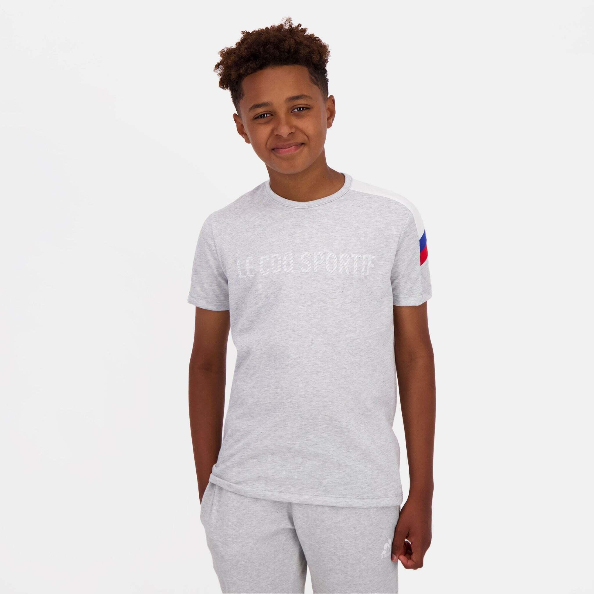 Camiseta Gris Niña Le Coq Sportif N°1 Chiné 4/7