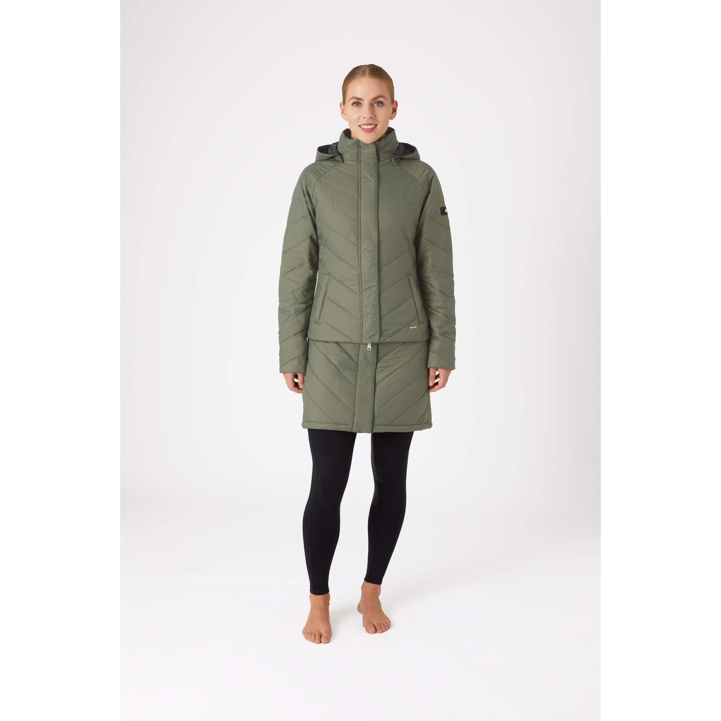 Parka doudoune avec jupe amovible femme Horze Aurora 2/5