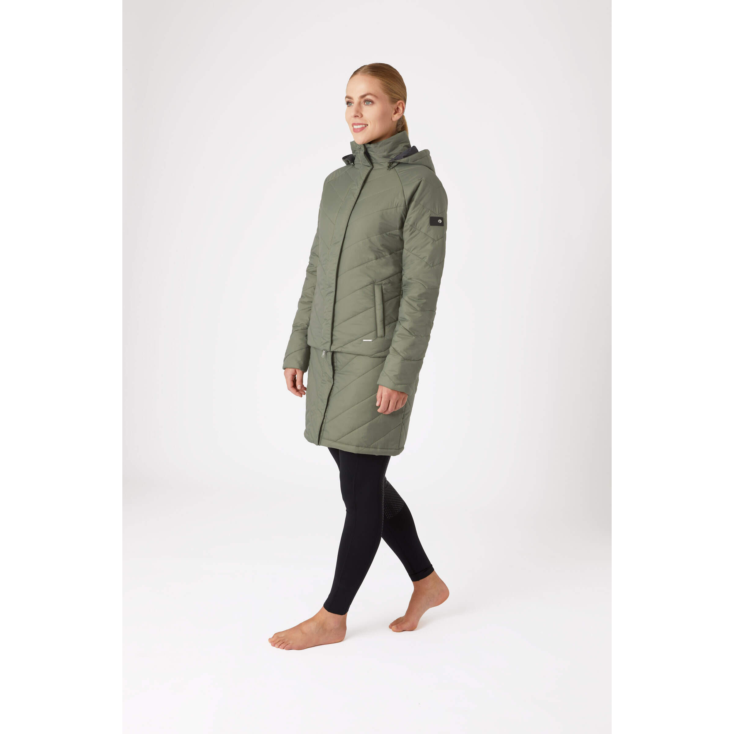 Parka doudoune avec jupe amovible femme Horze Aurora 3/5