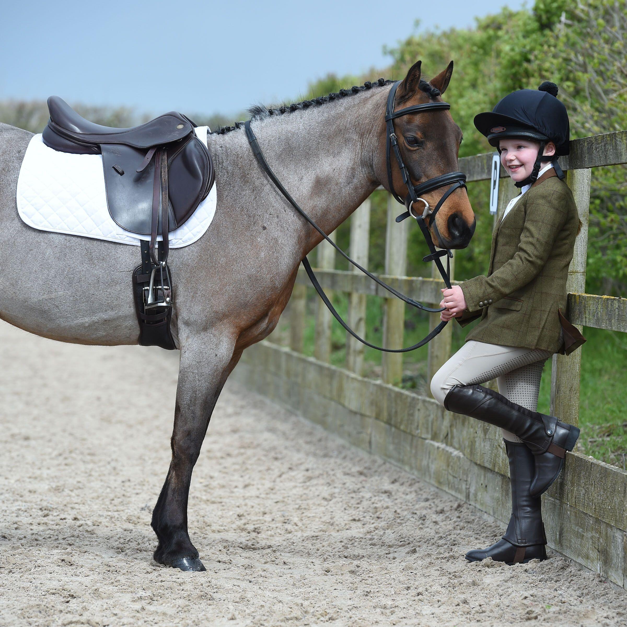 Veste équitation de concours fille Equithème Soft Classic | La sellerie de Maé