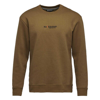 Sweater met ronde hals black diamond heritage wordmark