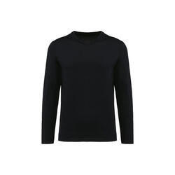 T-shirt manches longues suprima col V Kariban Premium