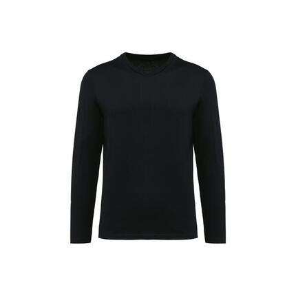 T-shirt manches longues suprima col V Kariban Premium