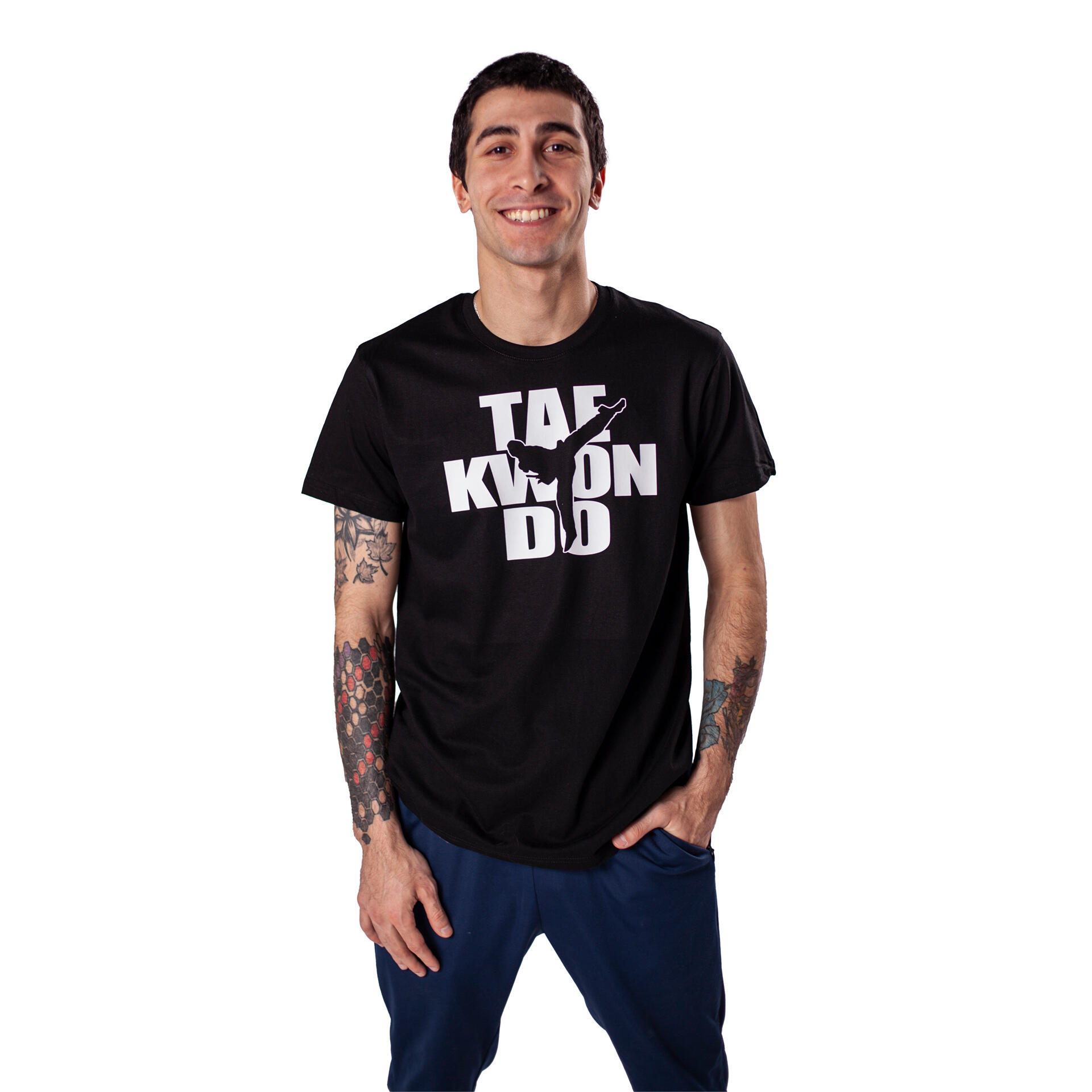 T-shirt da taekwondo per bambini Kwon 2/3