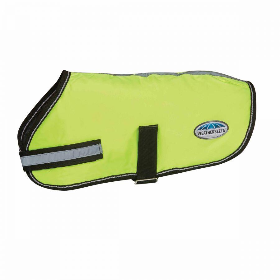 Weatherbeeta - Manteau Pour Chien Réfléchissant Weatherbeeta Comfitec Parka 300d - Manteau Pour Chien - Jaune - 250 Mm - Decathlon