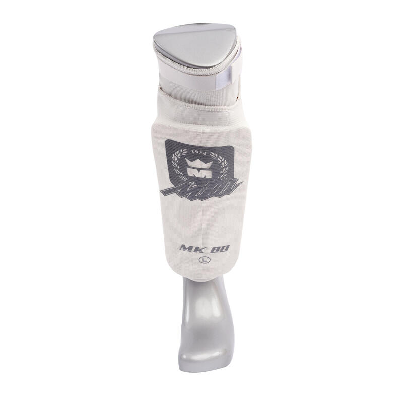 MONTANA Protège tibias coton MK80 blanc XL