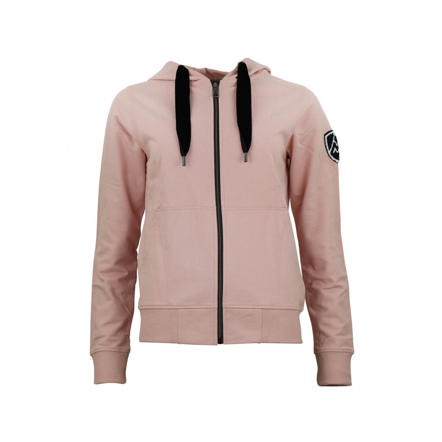 PEAK MOUNTAIN Women's full-zip cotton sweatshirt Peak Mountain French Terry