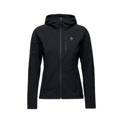Sweatshirt à capuche femme Black Diamond Coefficient Storm FZ