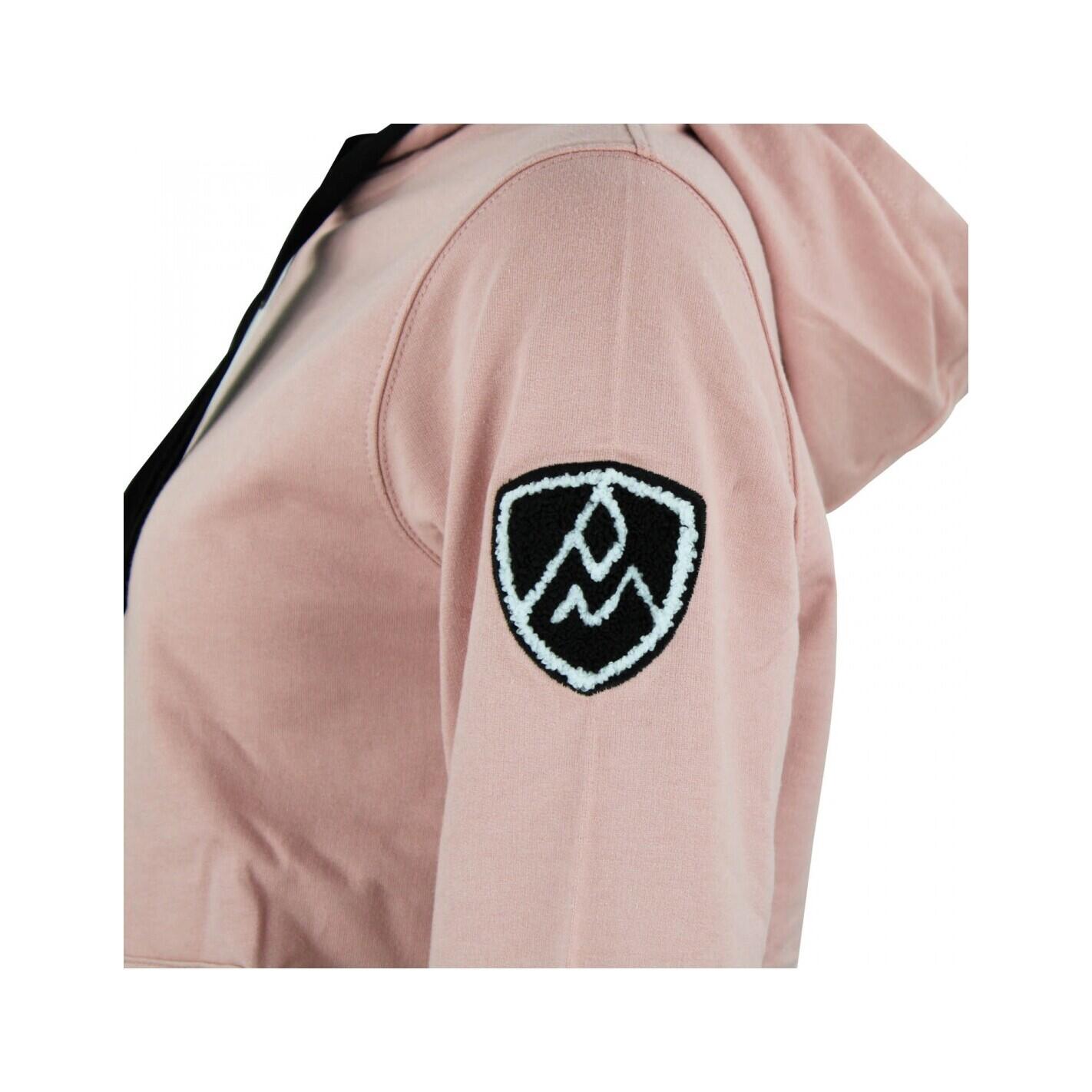 Sweatshirt Baumwolle Full Zip Damen Peak Mountain French Terry 5/5