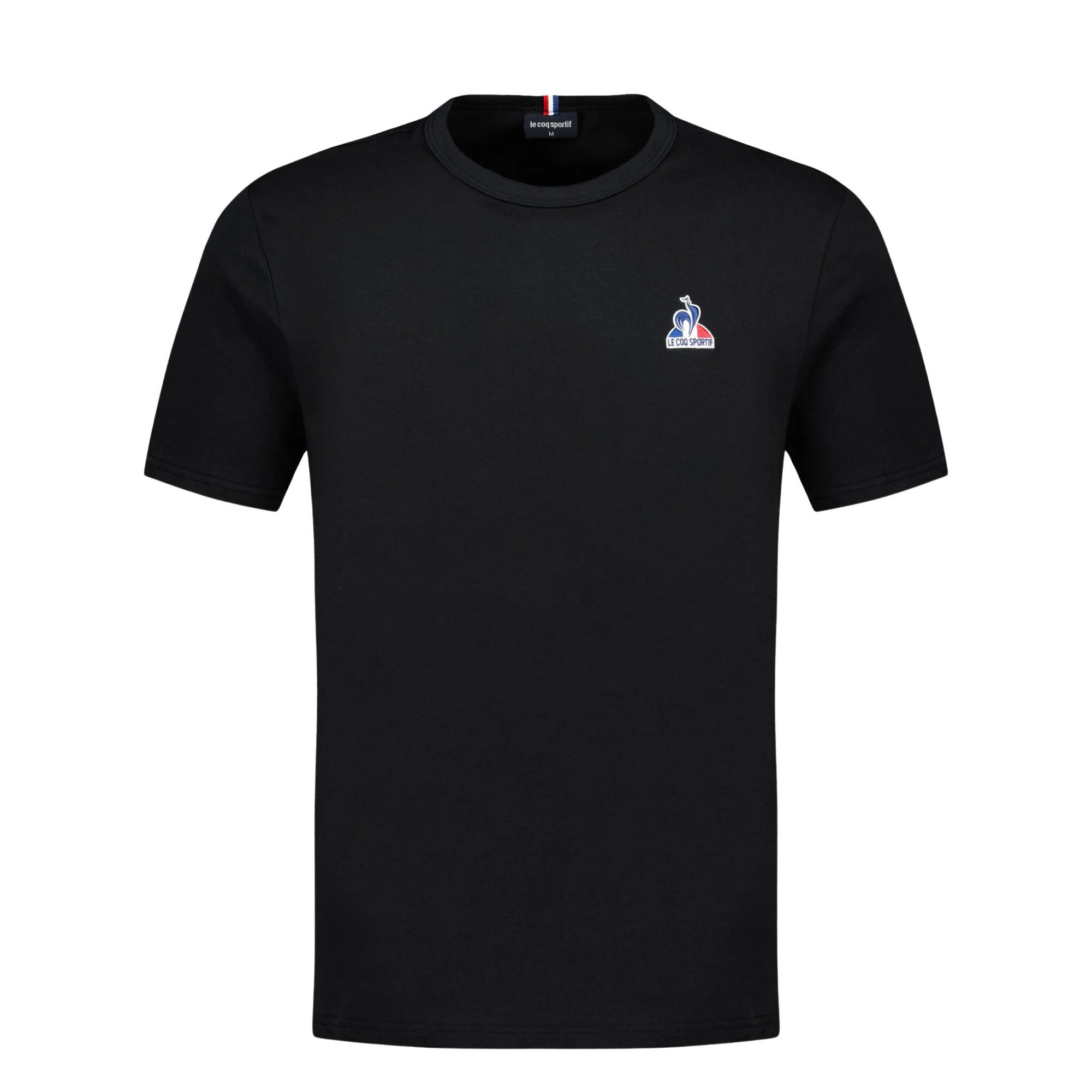 Le Coq Sportif - T-shirt Le Coq Sportif Essentiels - T-shirt Manches Courtes - Noir - Decathlon