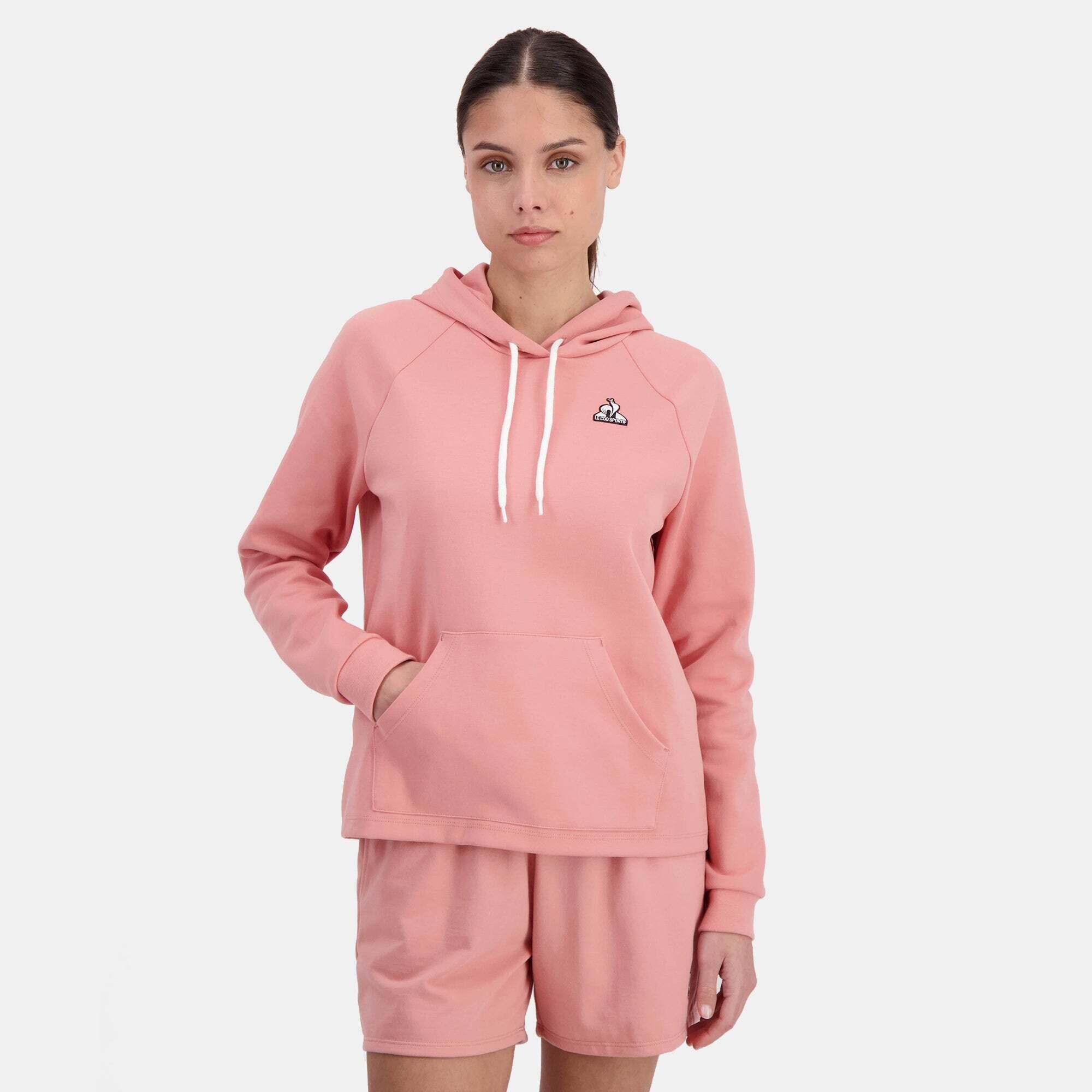 Felpa con cappuccio da donna Le Coq Sportif Essentiels N°1 2/5