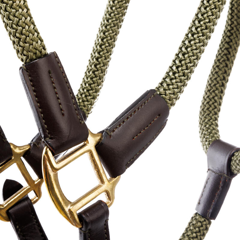 Licol pour cheval en cuir avec corde Kavalkade Cavo 3/3