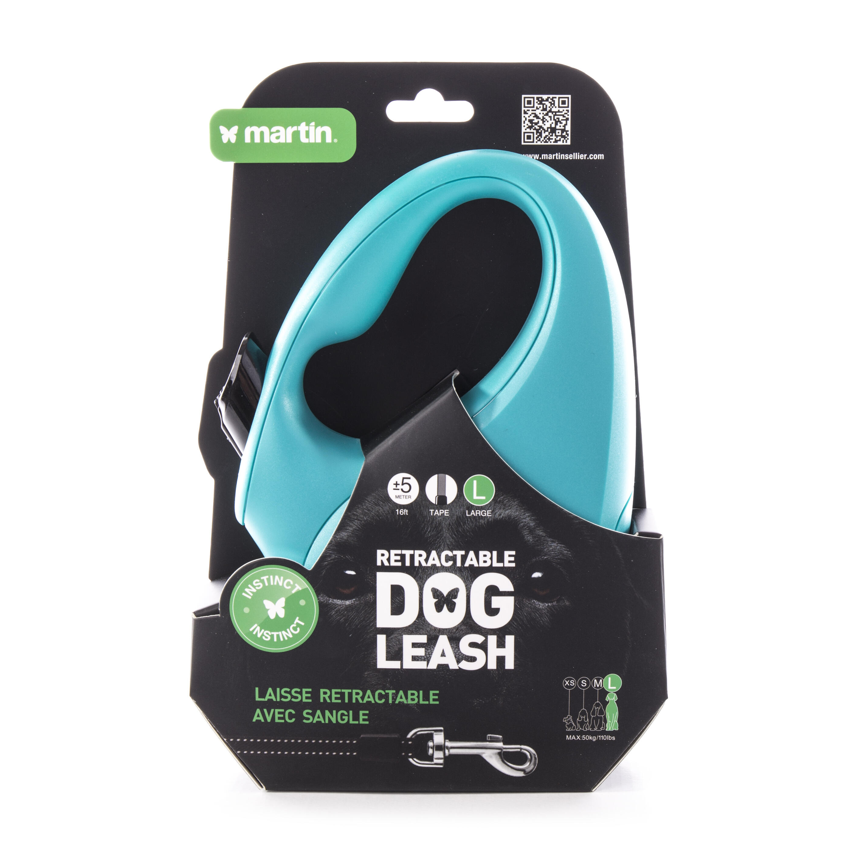 Laisse sangle pour chien Martin Sellier Instinct 2/2