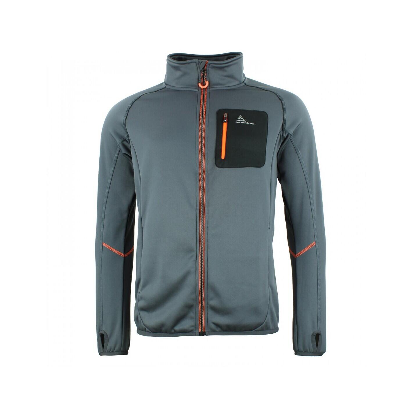 Peak Mountain - Blouson Polarshell Peak Mountain - Blouson - Gris - 40 M - Decathlon