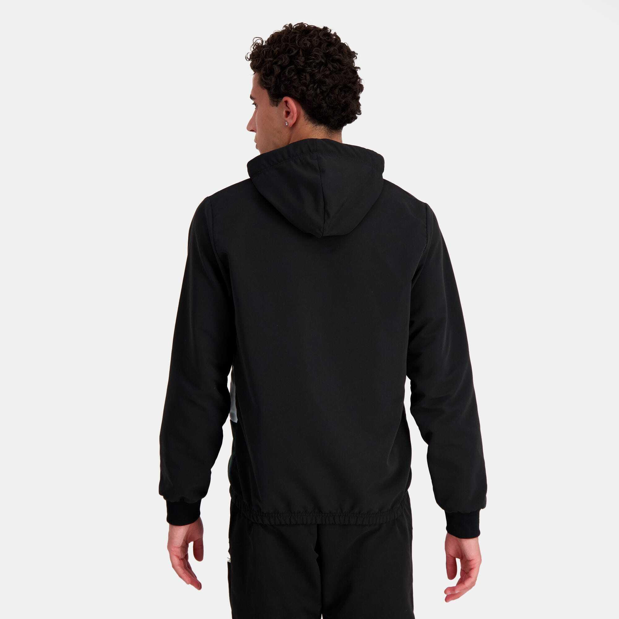 Survêtement Le Coq Sportif CT FZ HOODY NÂ°1 M Noir 6/6