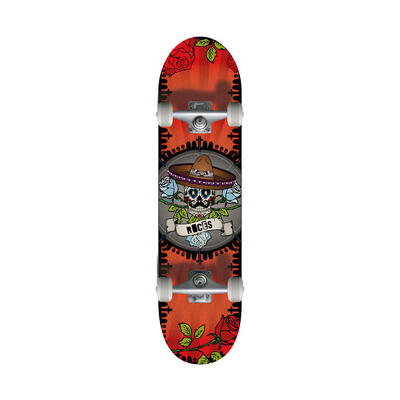 Skateboard roces calavera