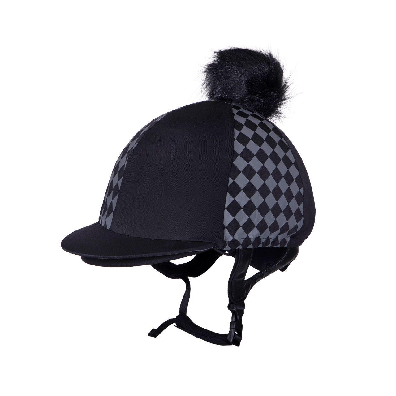 Qhp - Toque Pour Casque Équitation Qhp Omaha - Casque - Bleu|gris - No Size - Decathlon