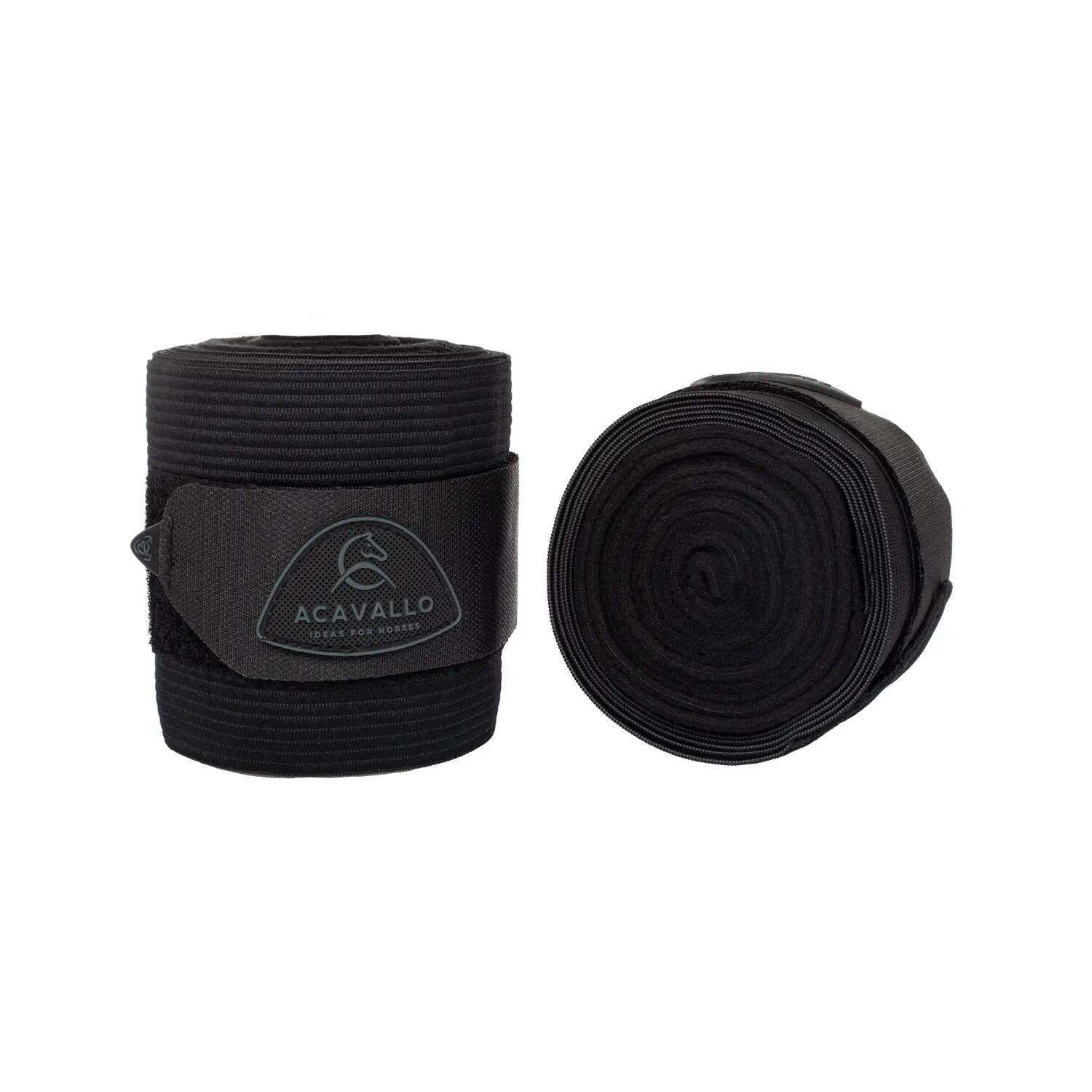 Bandes de polo pour cheval avec élastique Acavallo (x2) 3/4