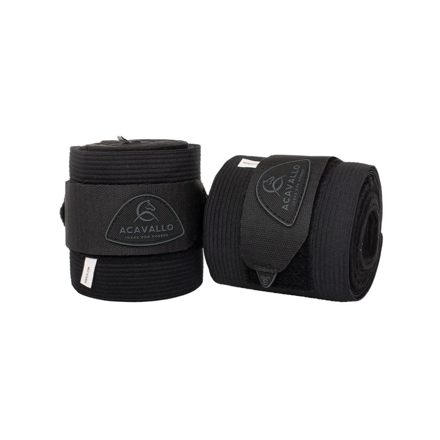 Bandes de polo pour cheval avec élastique Acavallo (x2) 2/4
