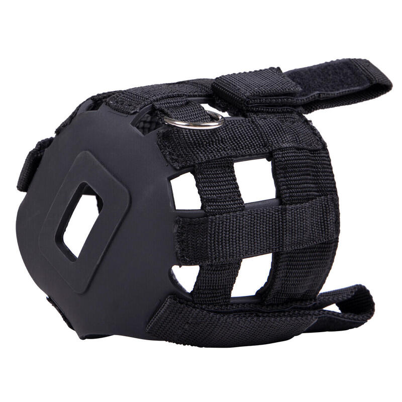 Muselière Attachable QHP Pour Cheval - Limite La Prise D'Herbe | Caoutchouc Et Polypropylène | Pour Chevaux Sensibles