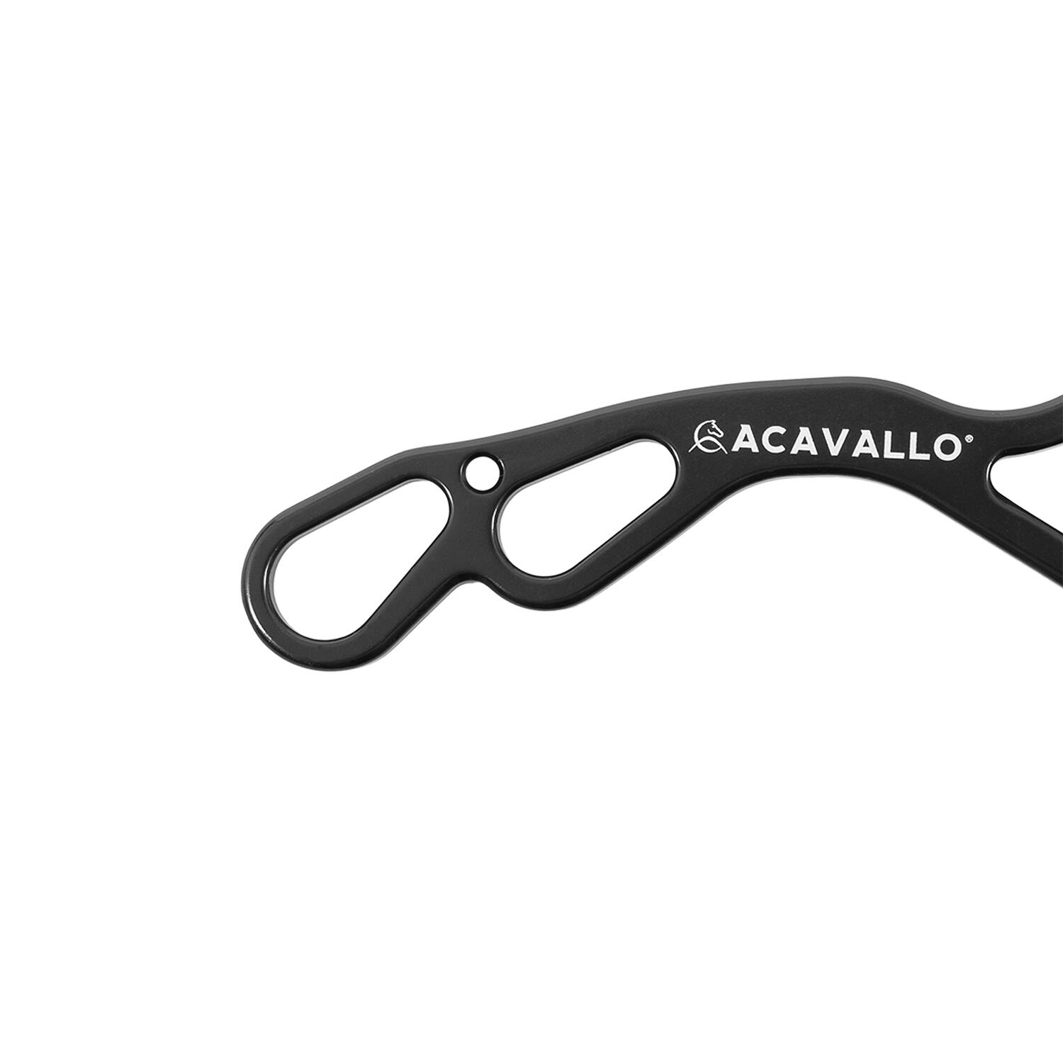 Mors pour cheval en aluminium Acavallo Alupro Hackamore 3/4