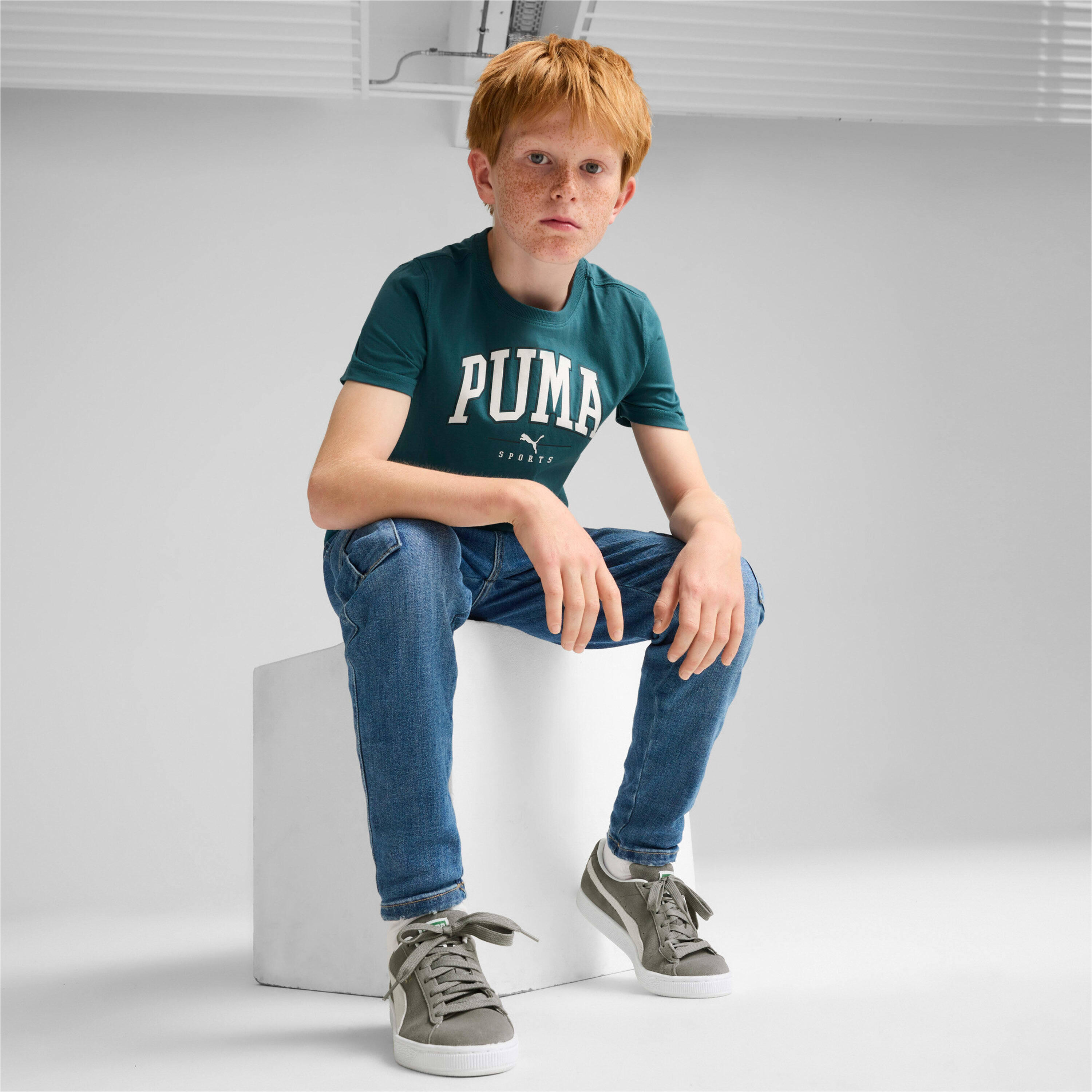 T-shirt Puma modelo 682772-22 para crianças 5/5