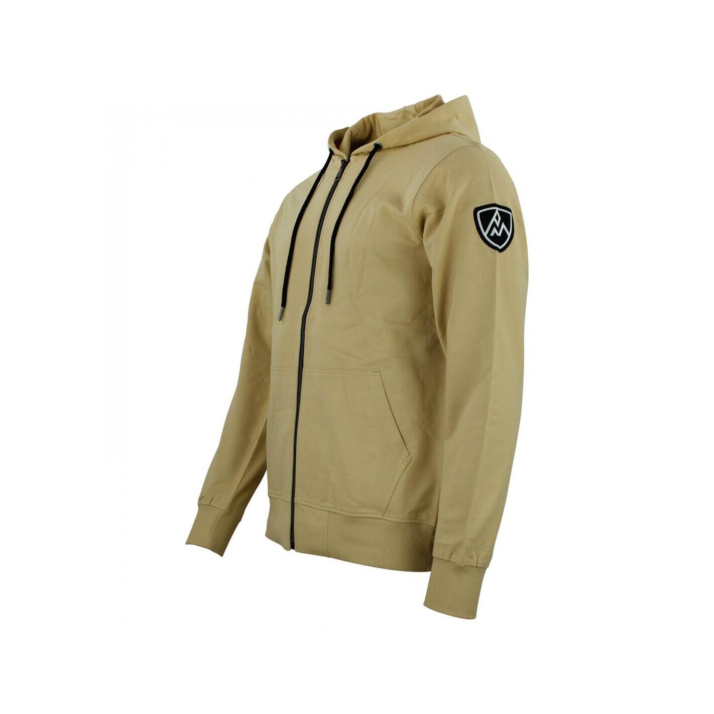 Felpa in cotone con zip integrale Peak Mountain French Terry 2/3