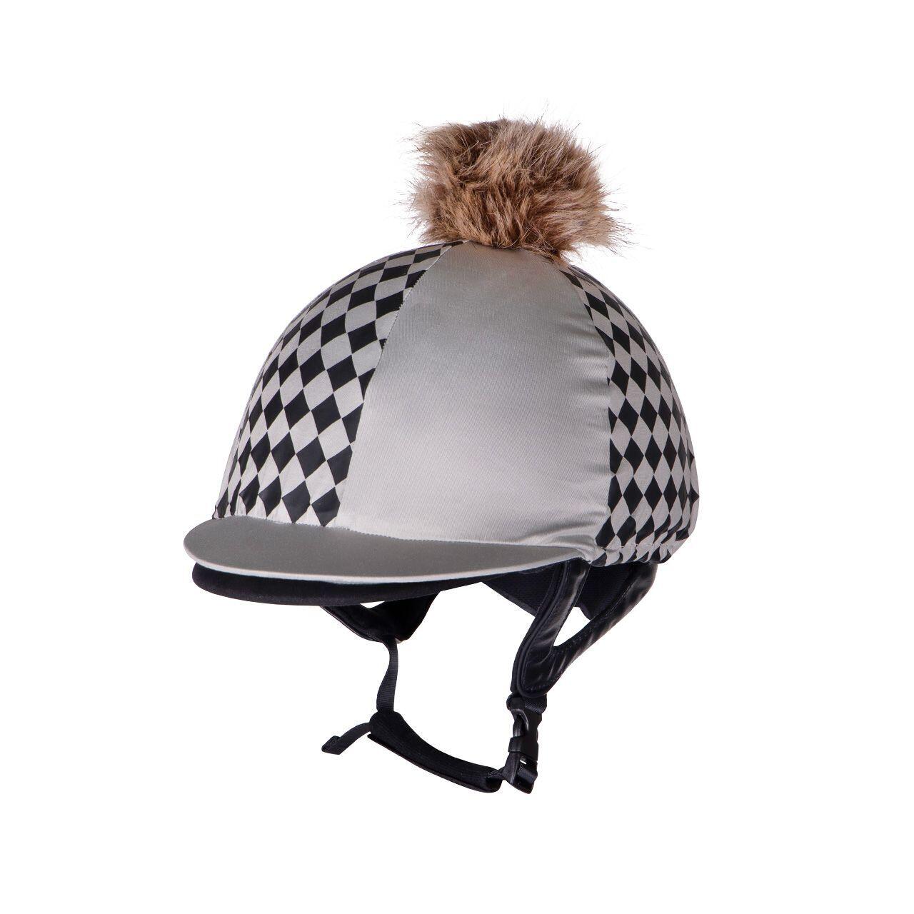Qhp - Toque Pour Casque Équitation Qhp Omaha - Casque - Beige|gris - No Size - Decathlon