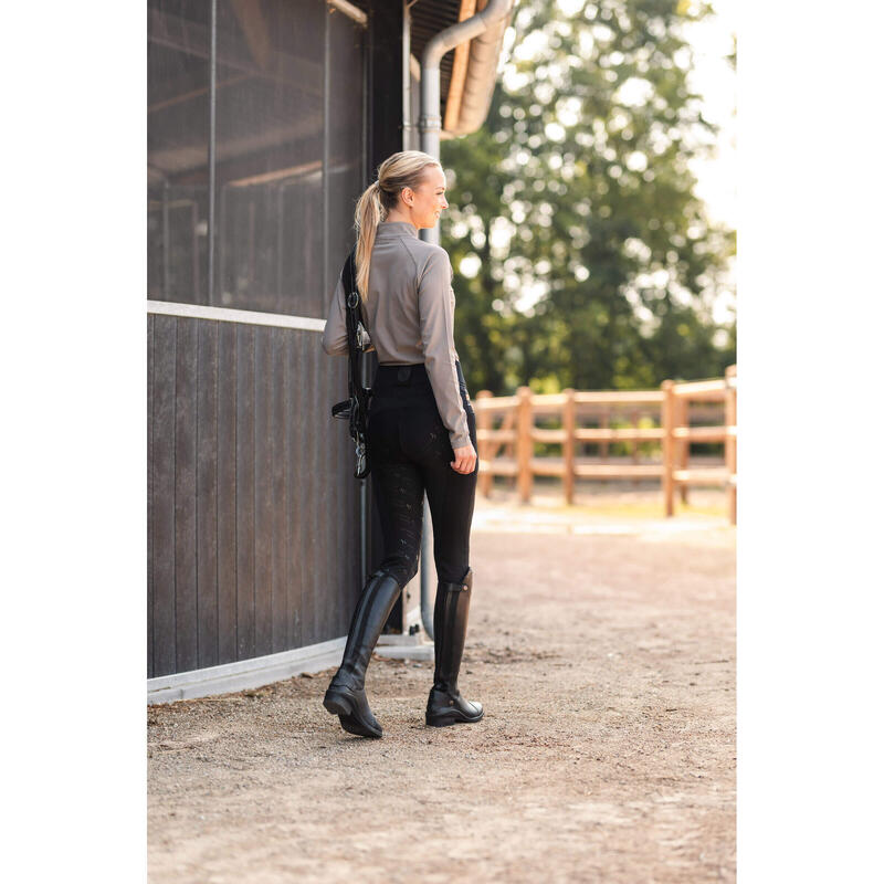 Pantalon équitation full grip thermique Horze Rosa