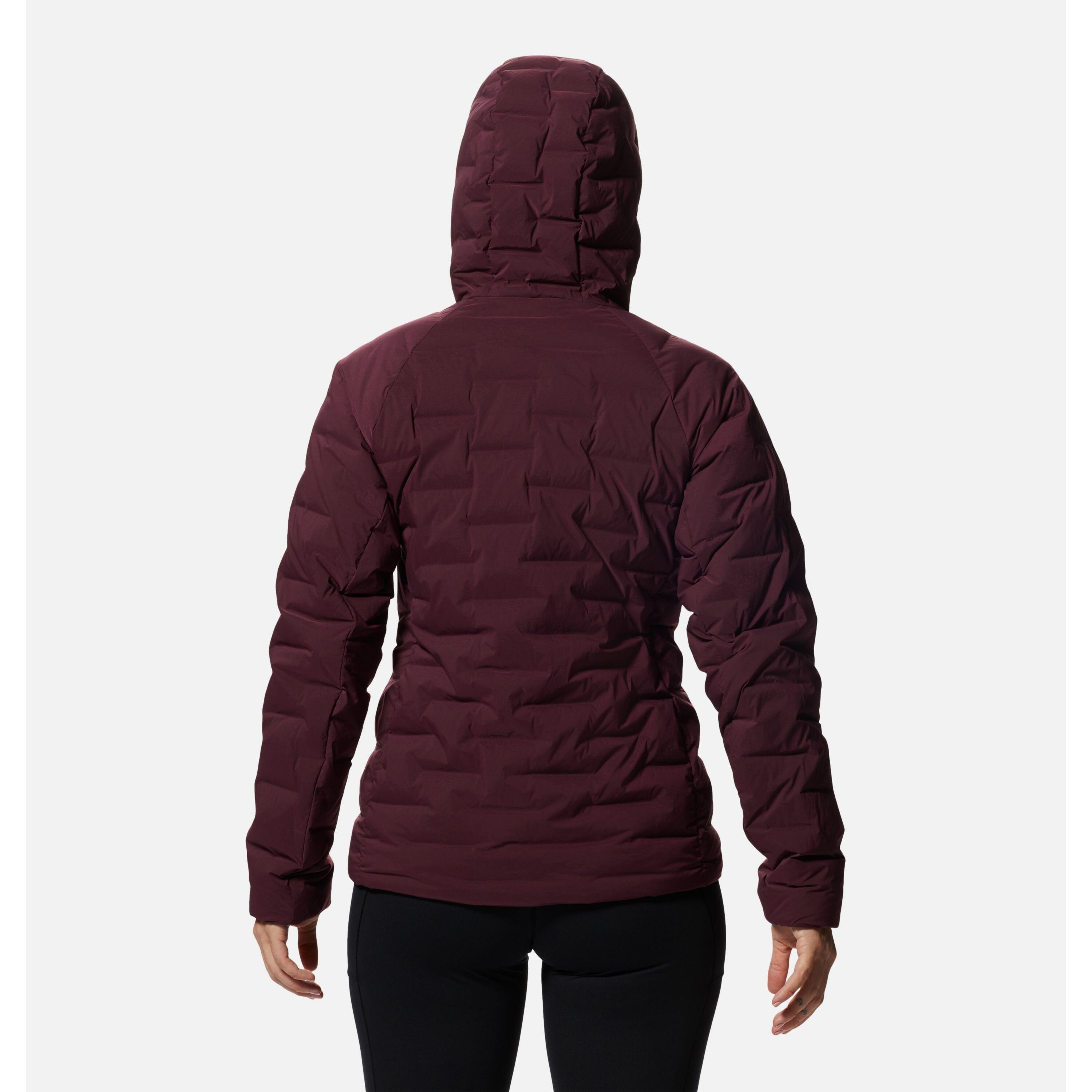 Damesjack met capuchon Mountain Hardwear Stretchdown 6/7