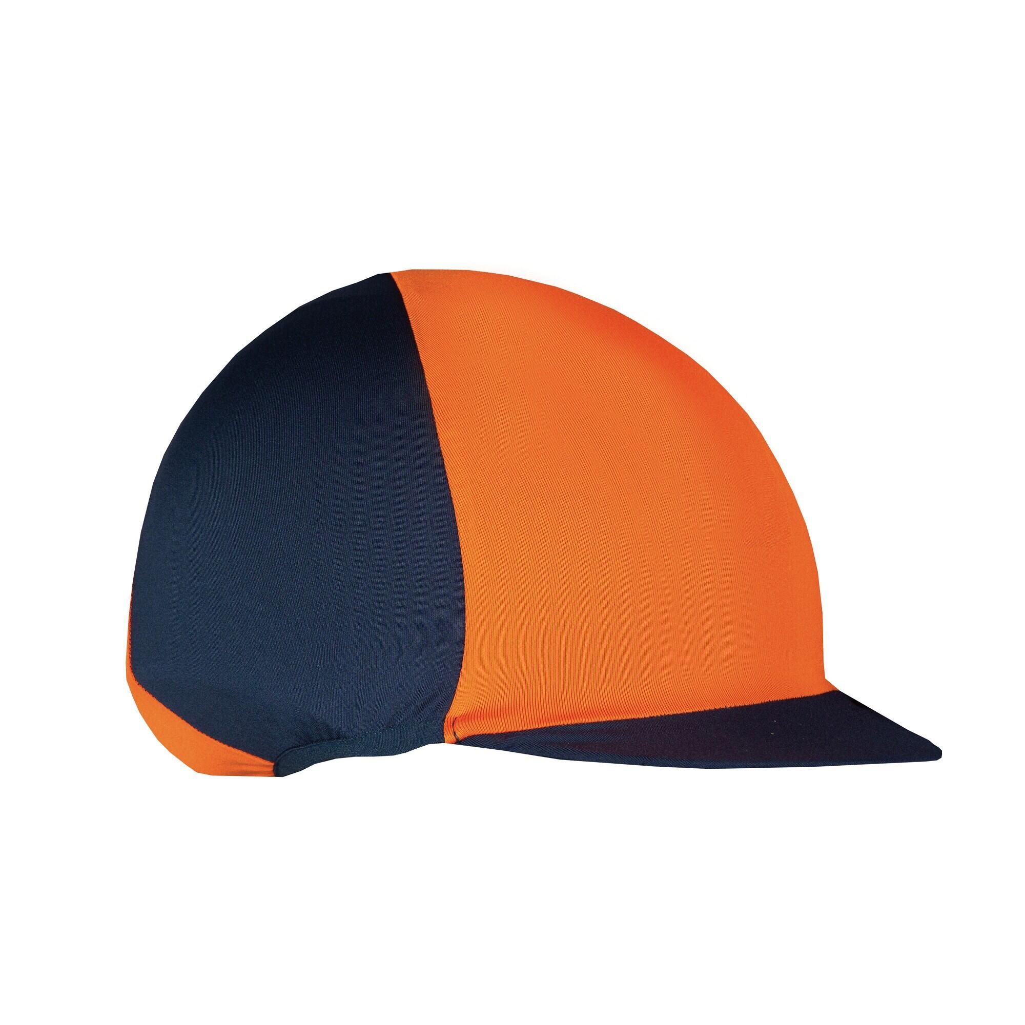 Horka - Toque Pour Casque Équitation Horka Knhs - Casque - Bleu|orange - No Size - Decathlon