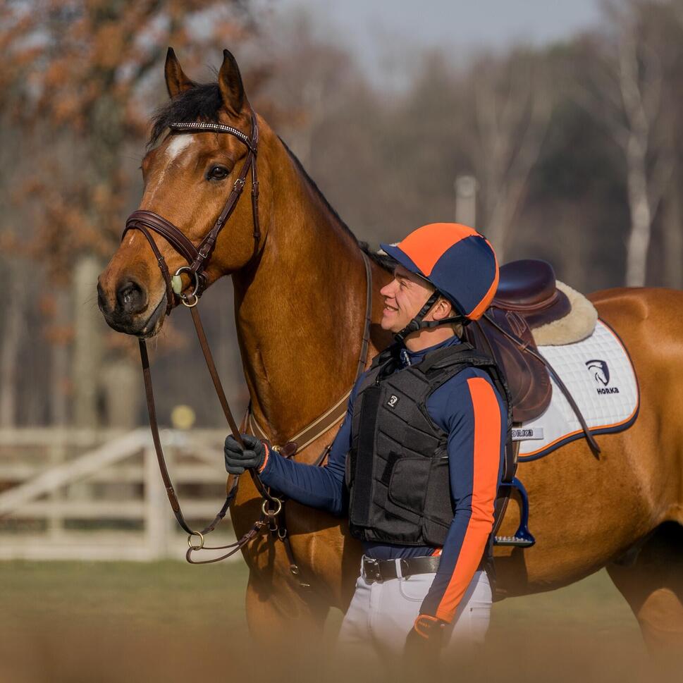 Czapka na kask jeździecki Horka KNHS