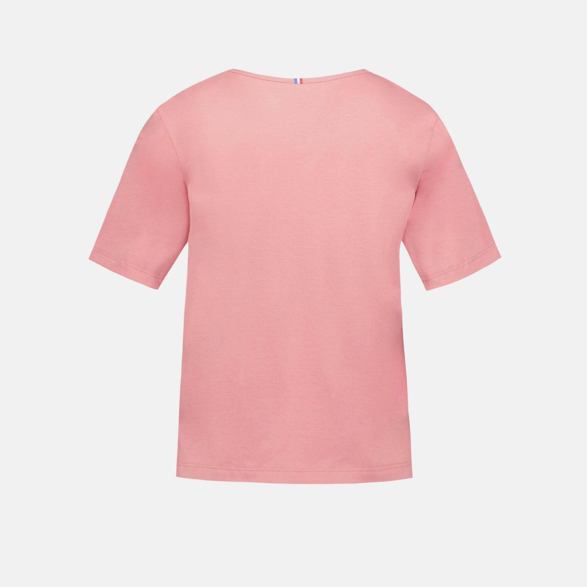 Camiseta Le Coq Sportif N1 Rosette para Mujer en Rosa 4/5