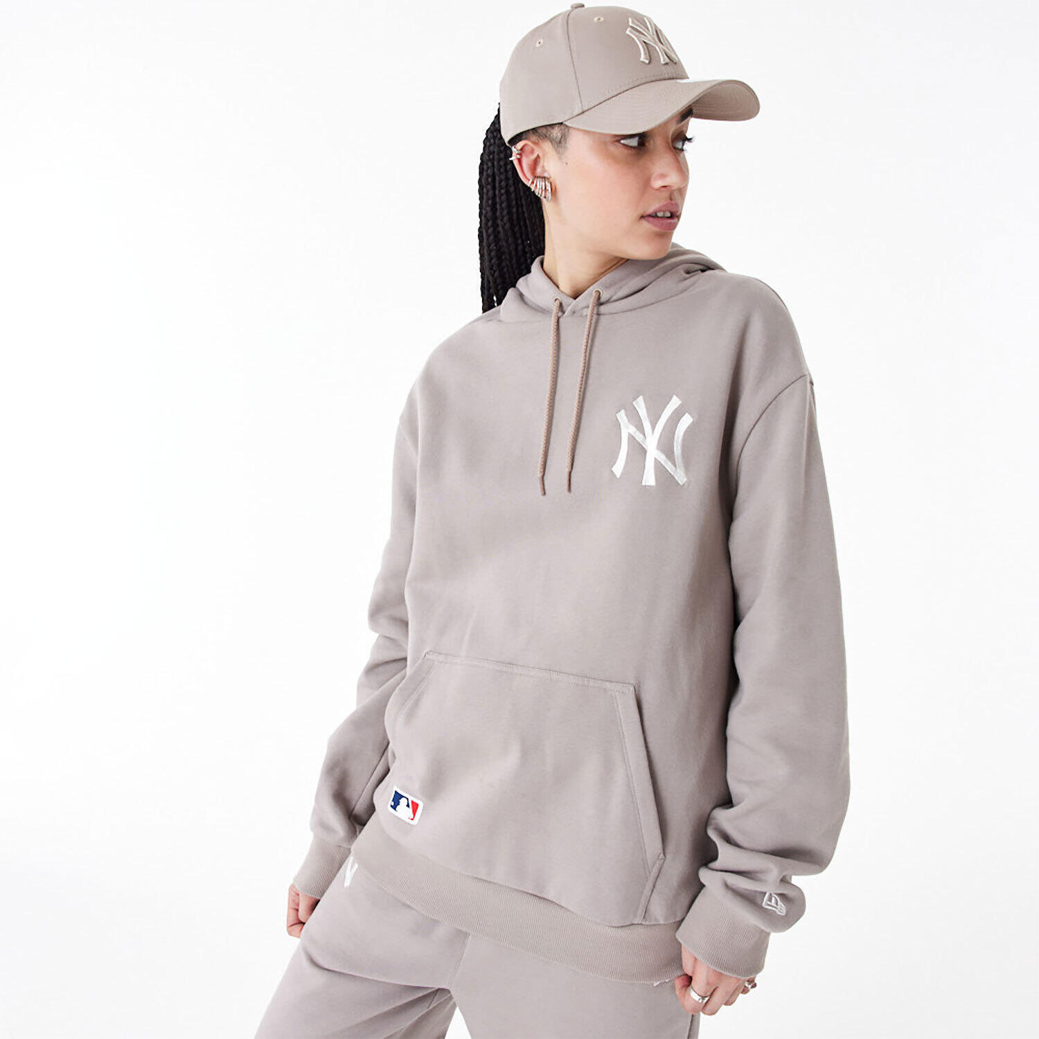 Sweat-Shirt New Era League Essntls Os Hoody Neyyan Abrofw Adulte 4/7