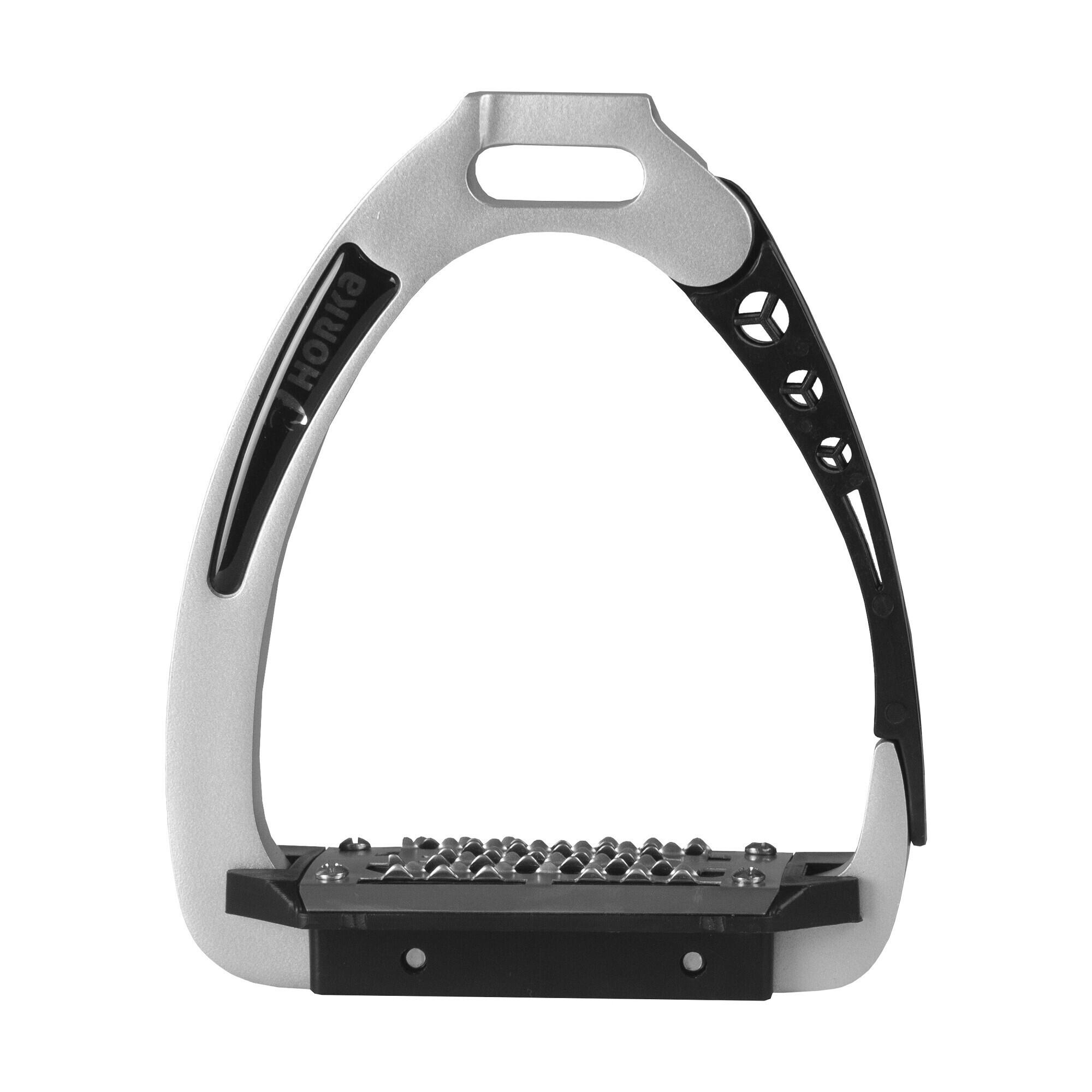 Horka - Étriers Équitation 5 Stars Horka - Selle D'Équitation - Gris - 120 Mm - Decathlon