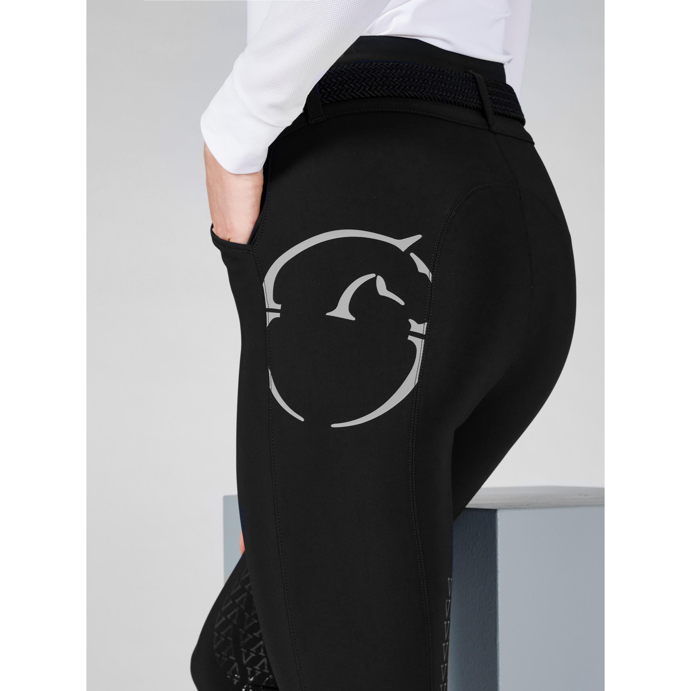 Pantalon mid grip équitation femme Vestrum Movleno 5/5